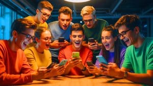 Illustration de l'impact de l'« aura » comme nouvelle mesure de charisme sur les réseaux sociaux.