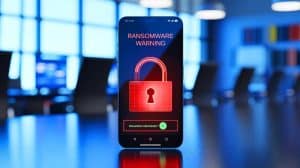 Illustration de la menace numérique de DroidLock sur les utilisateurs d'Android en Espagne.