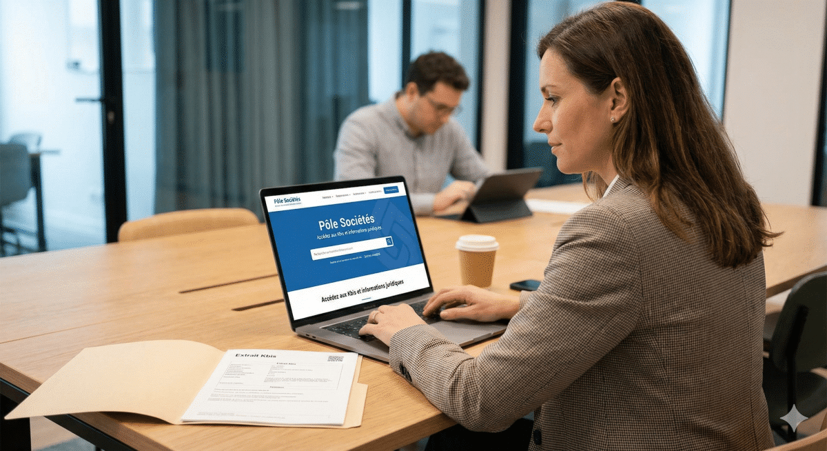 Pôle Sociétés : avis sur l’accès au Kbis et aux informations juridiques d’entreprise